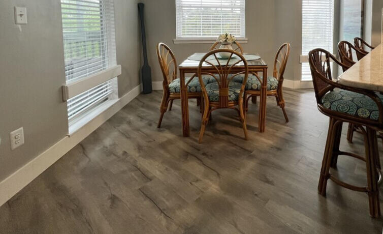 Beachy Dining Room Flooring